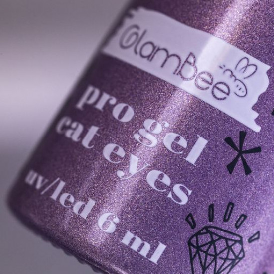 Gel polish for nails of GlamBee ProGel Cat Eyes 74, 6 ml Gel polish for nails of GlamBee ProGel Cat Eyes 74, 6 ml