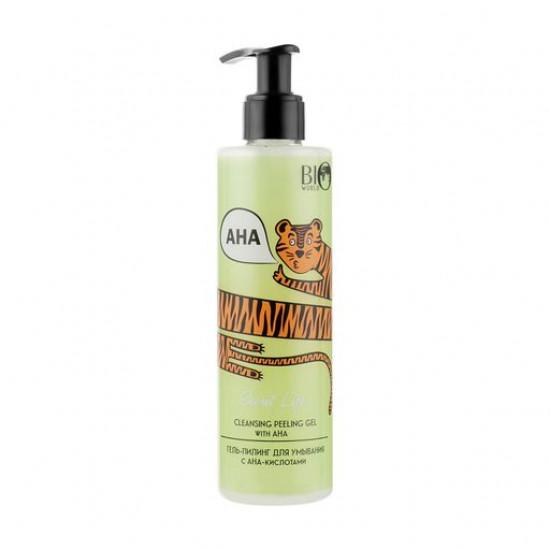 Гель-пілінг для вмивання Bio World Secret Life Cleansing Peeling Gel With AHA з АНА-кислотами, 250 мл Гель-пілінг для вмивання Bio World Secret Life Cleansing Peeling Gel With AHA з АНА-кислотами, 250 мл
