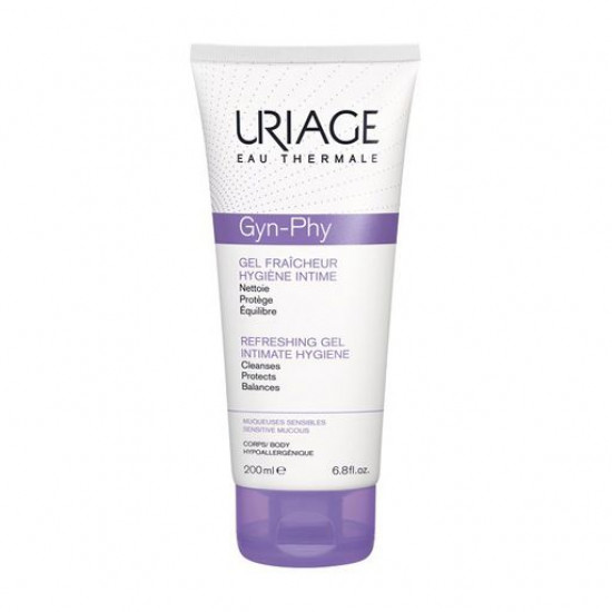Gel for intimate hygiene of Uriage Eau Thermale Gyn-Phy Refreshing with thermal water, 200 ml Gel for intimate hygiene of Uriage Eau Thermale Gyn-Phy Refreshing with thermal water, 200 ml