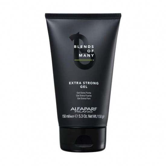 Гель для укладання волосся Alfaparf Blends Of Many Extra Strong Gel екстрасильної фіксації, 150 мл Гель для укладання волосся Alfaparf Blends Of Many Extra Strong Gel екстрасильної фіксації, 150 мл