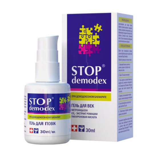 Gel for a century F_tob_otekhnolog і ї Stop Demodex at demodekozny blepharitis, 30 ml Gel for a century F_tob_otekhnolog і ї Stop Demodex at demodekozny blepharitis, 30 ml