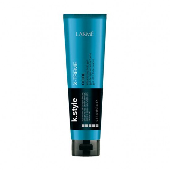Гель для волосся Lakme K.Style Cool X-Treme ультрасильної фіксації 5, 150 мл Гель для волосся Lakme K.Style Cool X-Treme ультрасильної фіксації 5, 150 мл