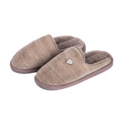 Женские домашние тапочки Twins HS-LUX получешки, мокко, размер 36-37