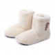 Women's room Twins CZh-Print slippers boots fleece, Milk, size 36-37 Women's room Twins CZh-Print slippers boots fleece, Milk, size 36-37