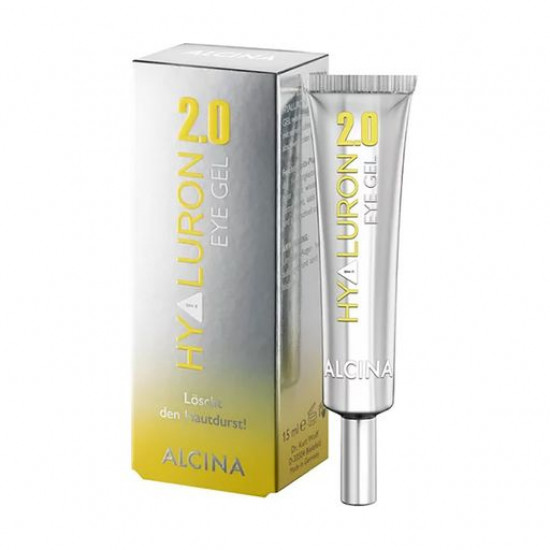 Gialuronovy skin gel around eyes of Alcina Hyaluron 2.0 Augen-Gel, 15 ml Gialuronovy skin gel around eyes of Alcina Hyaluron 2.0 Augen-Gel, 15 ml