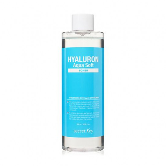 Gialuronovy toner for the person Secret Key Hyaluron Aqua Soft Toner moistening, 500 ml Gialuronovy toner for the person Secret Key Hyaluron Aqua Soft Toner moistening, 500 ml