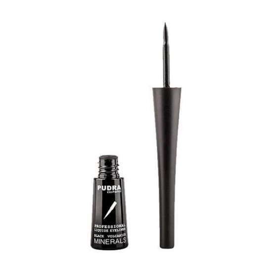 Рідка підводка для очей Pudra Cosmetics Professional Liquide Eyeliner чорна, 3 мл Рідка підводка для очей Pudra Cosmetics Professional Liquide Eyeliner чорна, 3 мл