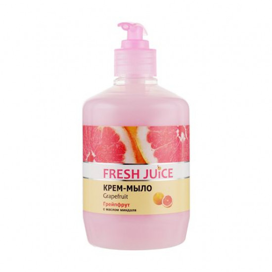 Liquid Fresh Juice cream-soap of Grejpfrut, with moisturizing milk, 460 ml Liquid Fresh Juice cream-soap of Grejpfrut, with moisturizing milk, 460 ml