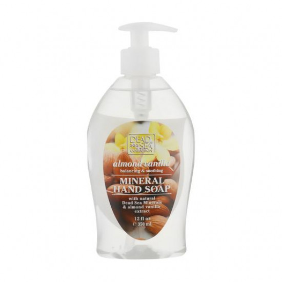 Liquid soap for hands of Dead Sea Collection with minerals of the Dead Sea and oil of almonds and vanilla, 350 ml Liquid soap for hands of Dead Sea Collection with minerals of the Dead Sea and oil of almonds and vanilla, 350 ml