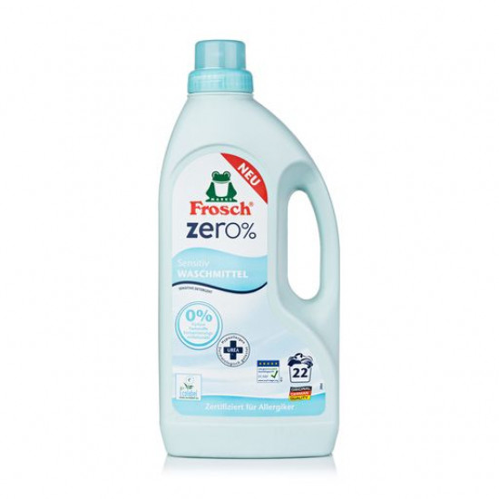 Жидкое средство для стирки Frosch Zero Sensitiv 22 стирки, 1.5 л
Жидкое средство для стирки Frosch Zero Sensitiv 22 стирки, 1.5 л