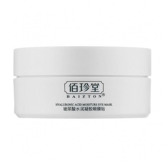 Hydrogel patches for skin around eyes of Baizton Hyaluronic Acid Moisture Eye Mask with hyaluronic acid, 60 pieces Hydrogel patches for skin around eyes of Baizton Hyaluronic Acid Moisture Eye Mask with hyaluronic acid, 60 pieces