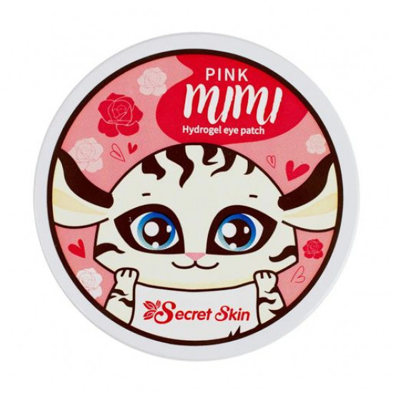 Гидрогелевые патчи для кожи вокруг глаз Secret Skin Pink Mimi Hydrogel Eye Patch с дамасской розой, 60 шт Гидрогелевые патчи для кожи вокруг глаз Secret Skin Pink Mimi Hydrogel Eye Patch с дамасской розой, 60 шт