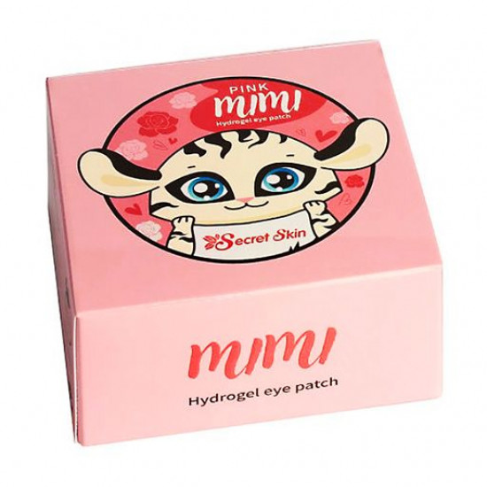 Гидрогелевые патчи для кожи вокруг глаз Secret Skin Pink Mimi Hydrogel Eye Patch с дамасской розой, 60 шт Гидрогелевые патчи для кожи вокруг глаз Secret Skin Pink Mimi Hydrogel Eye Patch с дамасской розой, 60 шт