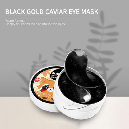 Гидрогелевые патчи для кожи вокруг глаз Sersanlove Black Gold Caviar Eye Mask с золотом и экстрактом черной икры, 60 шт
Гидрогелевые патчи для кожи вокруг глаз Sersanlove Black Gold Caviar Eye Mask с золотом и экстрактом черной икры, 60 шт