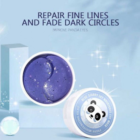 Гидрогелевые патчи для кожи вокруг глаз Sersanlove Blue Starry Sky Nourishes Eye Mask с экстрактом лотоса и коллагеном, 60 шт
Гидрогелевые патчи для кожи вокруг глаз Sersanlove Blue Starry Sky Nourishes Eye Mask с экстрактом лотоса и коллагеном, 60 шт