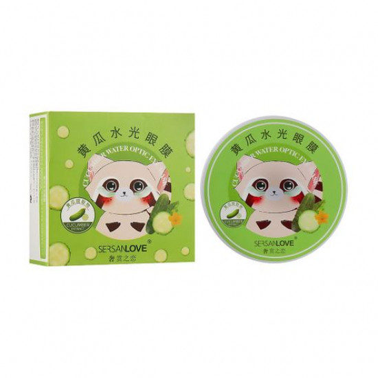 Hydrogel patches for skin around eyes of Sersanlove Cucumber Water Optic Eye Mask with extract of a cucumber, 60 pieces Hydrogel patches for skin around eyes of Sersanlove Cucumber Water Optic Eye Mask with extract of a cucumber, 60 pieces