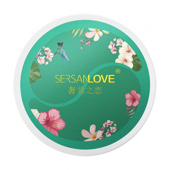 Hydrogel patches for skin around eyes of Sersanlove Green Tea Gel Eye Mask with extract of green tea, 60 pieces Hydrogel patches for skin around eyes of Sersanlove Green Tea Gel Eye Mask with extract of green tea, 60 pieces