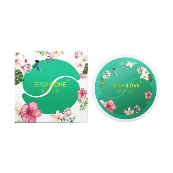 Hydrogel patches for skin around eyes of Sersanlove Green Tea Gel Eye Mask with extract of green tea, 60 pieces Hydrogel patches for skin around eyes of Sersanlove Green Tea Gel Eye Mask with extract of green tea, 60 pieces