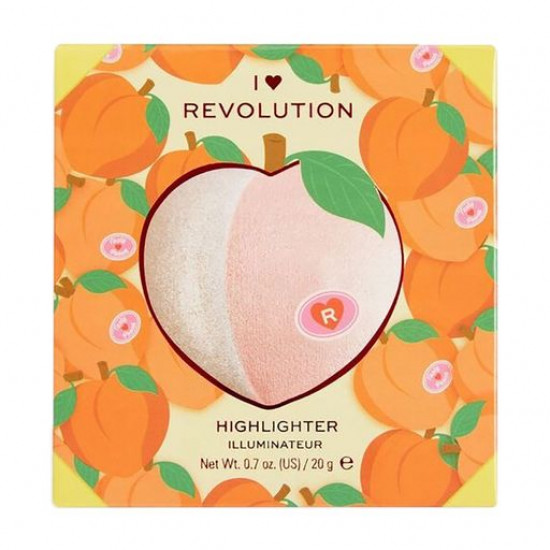 Highlighter for the person I Heart Revolution Tasty 3D Peach, 20 g Highlighter for the person I Heart Revolution Tasty 3D Peach, 20 g