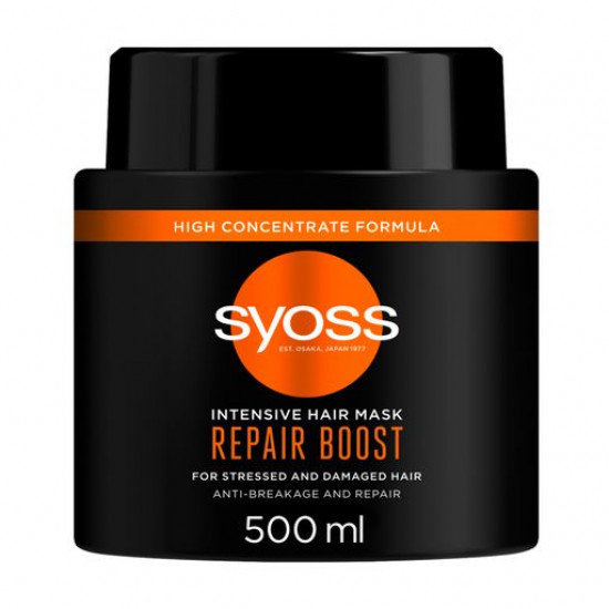 Intensive Syoss Repair Boost mask, for the injured hair, 500 ml Intensive Syoss Repair Boost mask, for the injured hair, 500 ml