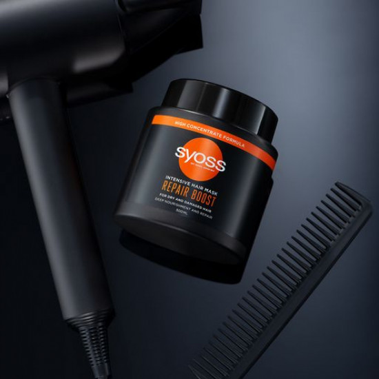 Intensive Syoss Repair Boost mask, for the injured hair, 500 ml Intensive Syoss Repair Boost mask, for the injured hair, 500 ml