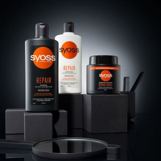 Intensive Syoss Repair Boost mask, for the injured hair, 500 ml Intensive Syoss Repair Boost mask, for the injured hair, 500 ml