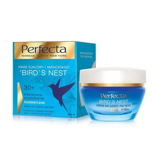 Інтенсивно зволожуючий крем для обличчя Perfecta Bird's Nest Cream Day and Night 30+, 50 мл Інтенсивно зволожуючий крем для обличчя Perfecta Bird's Nest Cream Day and Night 30+, 50 мл