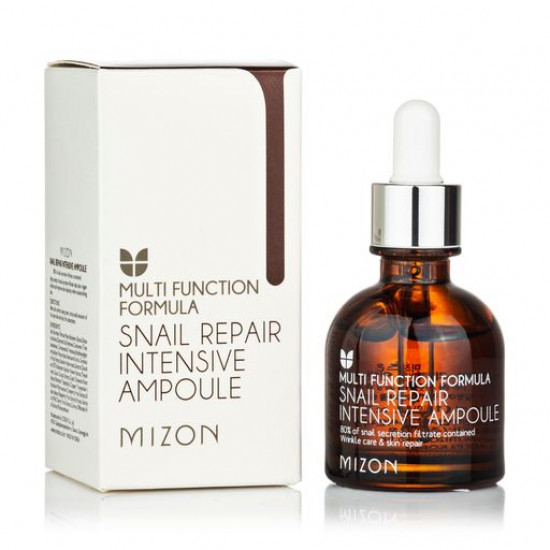 Інтенсивно відновлююча сироватка для обличчя Mizon Snail Repair Intensive Ampoule Равликова, 30 мл Інтенсивно відновлююча сироватка для обличчя Mizon Snail Repair Intensive Ampoule Равликова, 30 мл