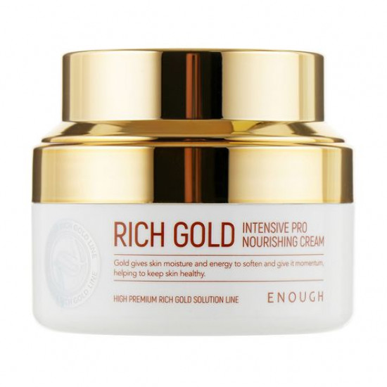 Intensive nutritious cream for the person Enough Rich Gold Intensive Pro Nourishing Cream on the basis of ions of gold, 50 ml Intensive nutritious cream for the person Enough Rich Gold Intensive Pro Nourishing Cream on the basis of ions of gold, 50 ml