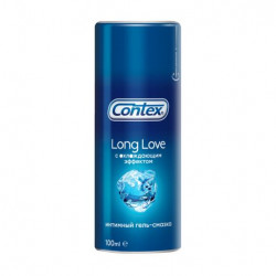 Інтимний гель-мастило Contex Long Love з охолоджуючим ефектом (лубрикант), 100 мл