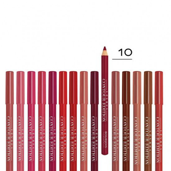 Олівець для губ Bourjois Levres Contour Edition 10 Bordeaux Line, 1.14 г Олівець для губ Bourjois Levres Contour Edition 10 Bordeaux Line, 1.14 г