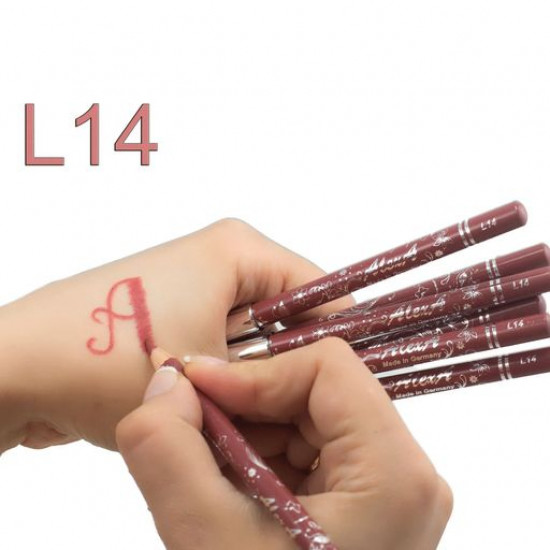 Pencil for lips of WoBs L14 of pink and coffee, 2 g Pencil for lips of WoBs L14 of pink and coffee, 2 g
