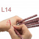 Pencil for lips of WoBs L14 of pink and coffee, 2 g Pencil for lips of WoBs L14 of pink and coffee, 2 g