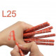 Pencil for lips of WoBs L25 of carrot-red nacreous, 2 g Pencil for lips of WoBs L25 of carrot-red nacreous, 2 g