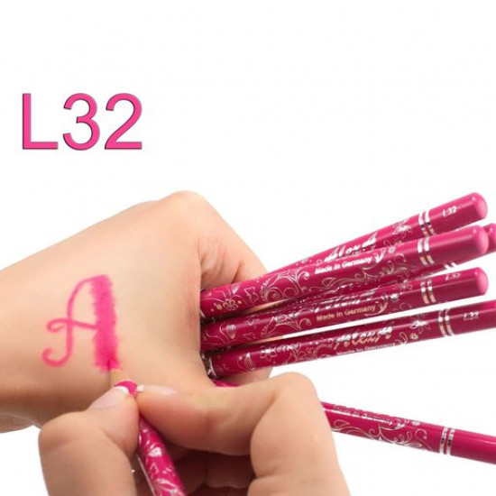 Олівець для губ WoBs L32 фуксія, 2 г Олівець для губ WoBs L32 фуксія, 2 г