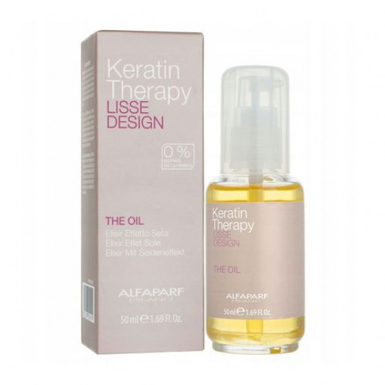 Кератинова олія для волосся Alfaparf Lisse Design Keratin Therapy Oil, 50 мл Кератинова олія для волосся Alfaparf Lisse Design Keratin Therapy Oil, 50 мл