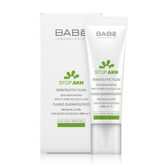 Keratolitichesky fluid for the person BABE Laboratorios Stop Akn with glycolic acid, for problem skin, 30 ml Keratolitichesky fluid for the person BABE Laboratorios Stop Akn with glycolic acid, for problem skin, 30 ml