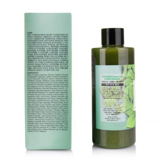 Oxygen skin for washing of Eyenlip Green Toks Bubble Cleanser, 200 ml Oxygen skin for washing of Eyenlip Green Toks Bubble Cleanser, 200 ml