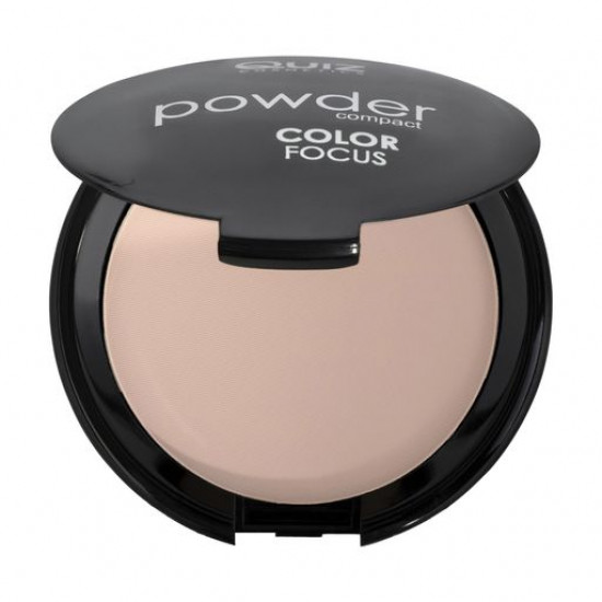 Compact powder for the person Quiz Cosmetics Color Focus with a mirror of 02 Nude, 12 g Compact powder for the person Quiz Cosmetics Color Focus with a mirror of 02 Nude, 12 g