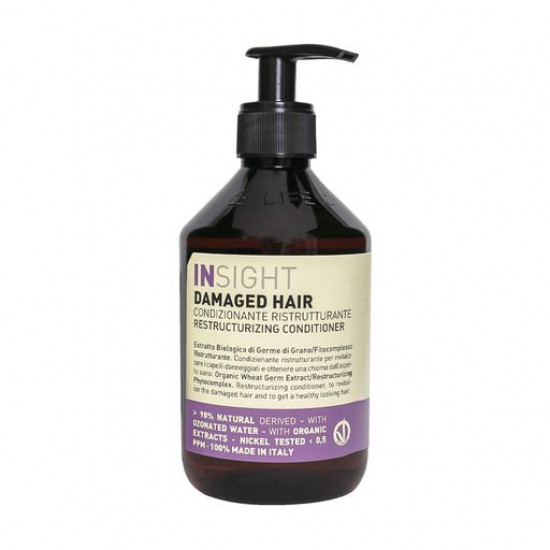 Кондиціонер Insight Damaged Hair Restructurizing Conditioner для відновлення пошкодженого волосся, 400 мл Кондиціонер Insight Damaged Hair Restructurizing Conditioner для відновлення пошкодженого волосся, 400 мл
