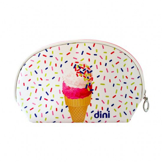 Make-up bag of Dini Ice Cream of roundish, 22*14*3 cm (d-265) Make-up bag of Dini Ice Cream of roundish, 22*14*3 cm (d-265)