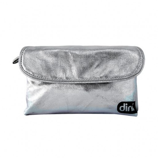 Make-up bag of Dini Silver, 11*18*7 cm, (d-733) Make-up bag of Dini Silver, 11*18*7 cm, (d-733)