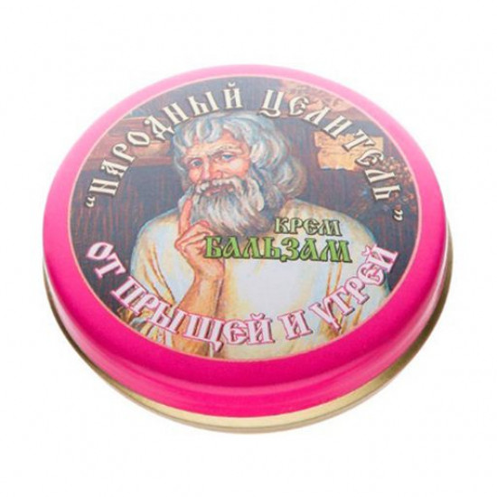 Face cream-balm the Folk Healer from pimples and eels, 10 g Face cream-balm the Folk Healer from pimples and eels, 10 g