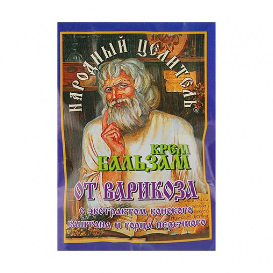 Cream-balm the Folk Healer from varicosity with extract of a horse chestnut, 10 g Cream-balm the Folk Healer from varicosity with extract of a horse chestnut, 10 g