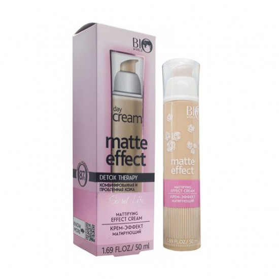 Крем-эффект для лица Bio World Secret Life Detox Therapy Matte Effect Cream матирующий, 50 мл
Крем-эффект для лица Bio World Secret Life Detox Therapy Matte Effect Cream матирующий, 50 мл