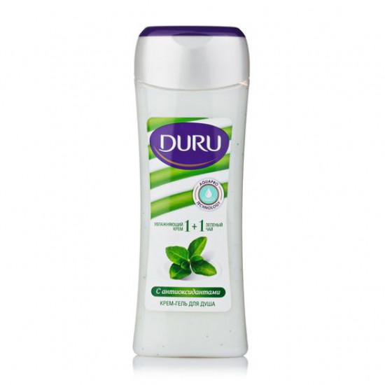 DURU shower cream gel 1+1 zhenky Green tea of 250 ml DURU shower cream gel 1+1 zhenky Green tea of 250 ml