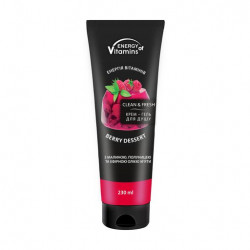Energy of Vitamins Cream Shower Gel Berry Dessert shower cream gel, 230 ml