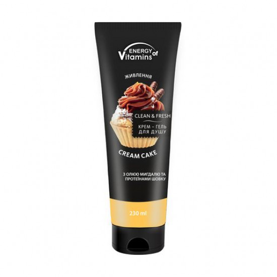 Energy of Vitamins Cream Shower Gel Cream Cake shower cream gel, 230 ml Energy of Vitamins Cream Shower Gel Cream Cake shower cream gel, 230 ml