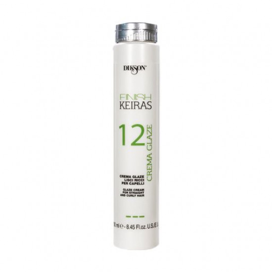 Smooth and curly hair Dikson Finish Keiras 12 Crema Glaze cream-glaze, 250 ml Smooth and curly hair Dikson Finish Keiras 12 Crema Glaze cream-glaze, 250 ml