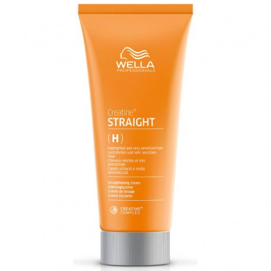 Крем Wella Professionals Creatine+ Straight H для випрямлення знебарвленого та чутливого волосся, 200 мл Крем Wella Professionals Creatine+ Straight H для випрямлення знебарвленого та чутливого волосся, 200 мл